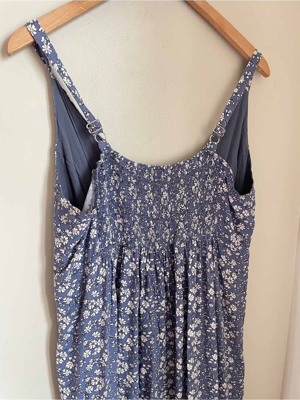Heartloom Floral Faux-Wrap Midi Dress XL Cottagecore Coastal Vacation Summer - Picture 5 of 12